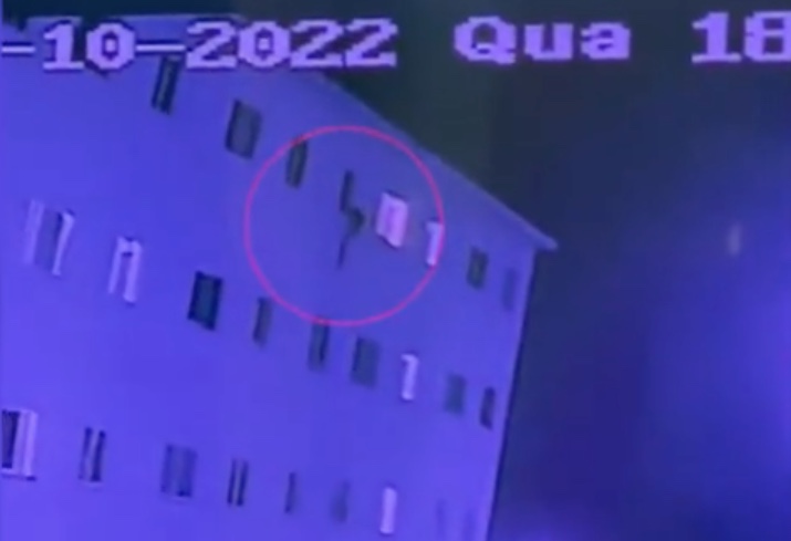 Menina de 9 anos cai do 3º andar de prédio e é salva por vizinha; vídeo