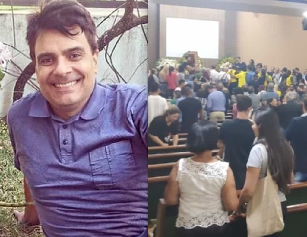 Velório de Guilherme de Pádua tem multidão, ex-presidiários e aplausos 