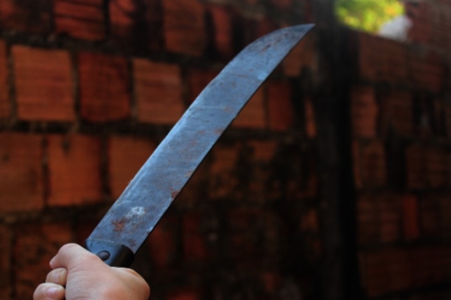 Homem embriagado tenta partir cabeça de cunhada a terçadadas no Amazonas