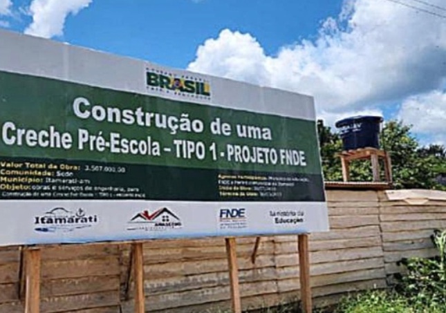 MP investiga obra de creche em terreno com risco de desabar no Amazonas