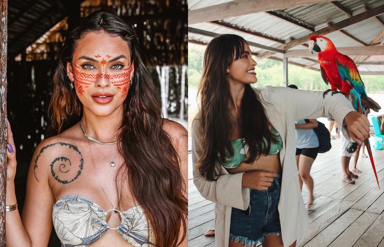 Ex-BBB Sarah Andrade abre álbum de fotos de viagem a Manaus 