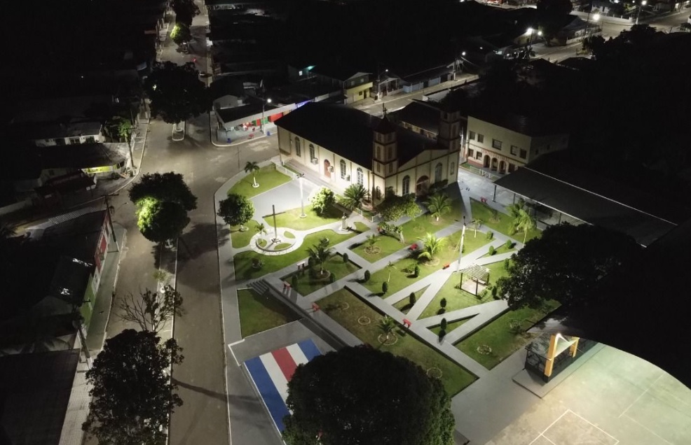 Carauari está com 100% das vias com nova iluminação de LED