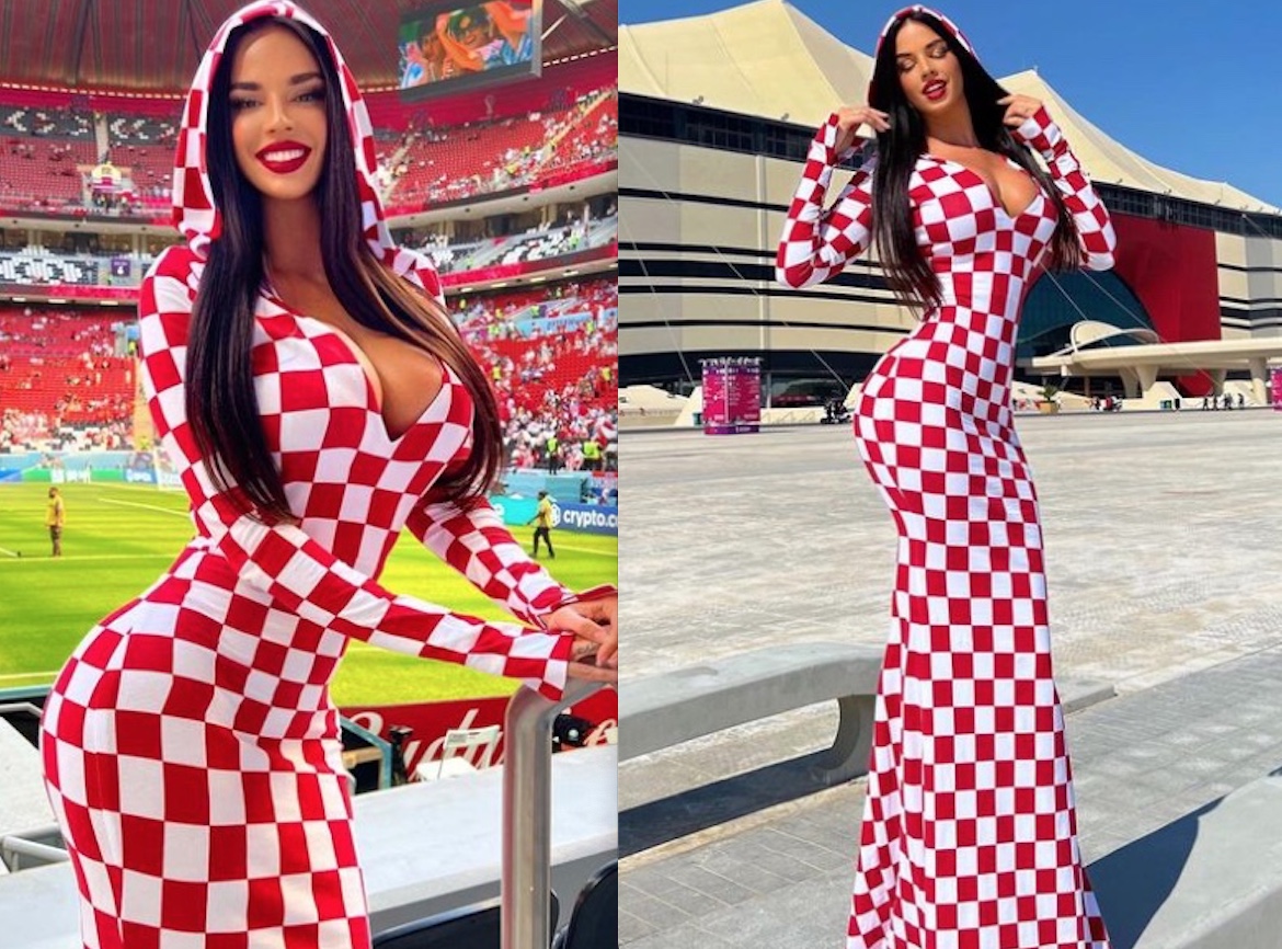 Musa da Copa: Torcedora croata chama atenção durante mundial; veja fotos