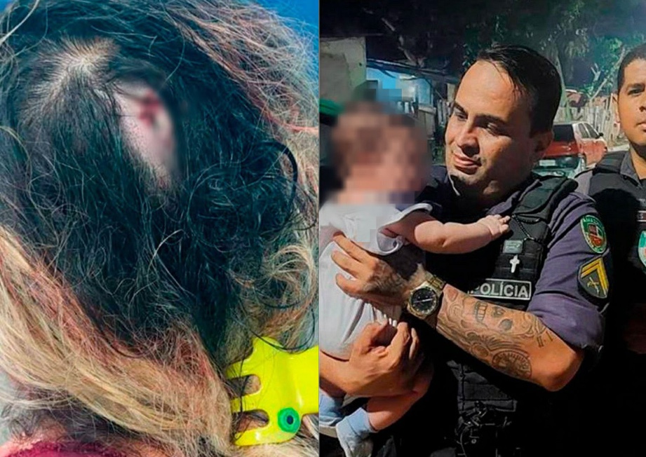 Homem agride mulher e tenta jogar bebê de 2 meses de barranco em Manaus