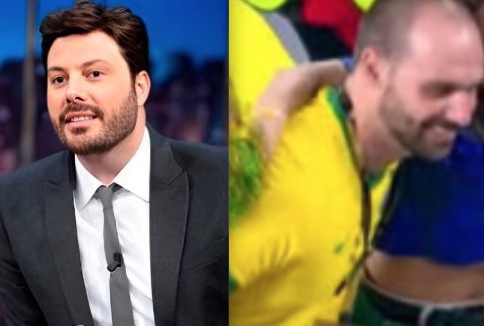 Danilo Gentili detona Eduardo Bolsonaro por viagem ao Catar: ‘vagabundo’