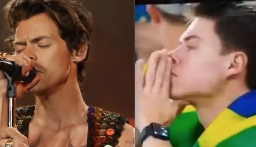 Quem é o 'Harry Styles brasileiro'? Torcedor da Copa é vocalista de banda