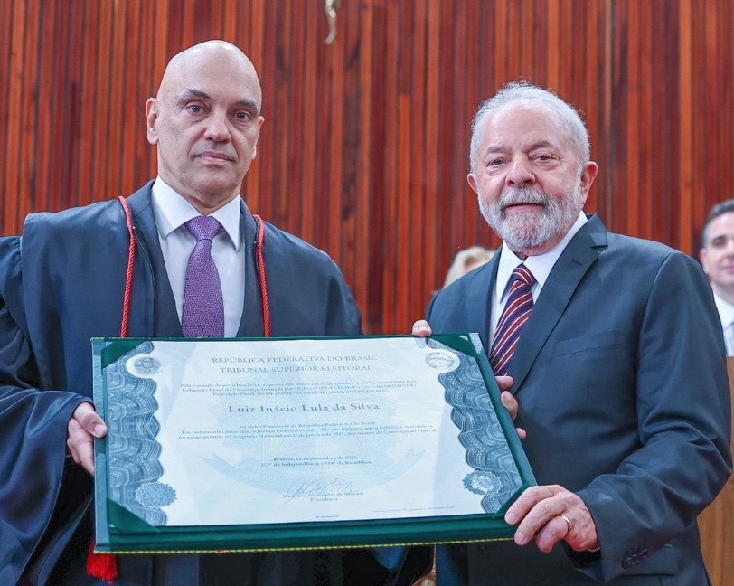 Diplomação de Lula é reconhecimento da lisura do processo eleitoral, diz Moraes