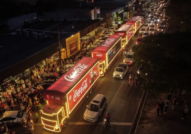 Veja por onde Caravana de Natal da Coca-Cola vai passar em Manaus