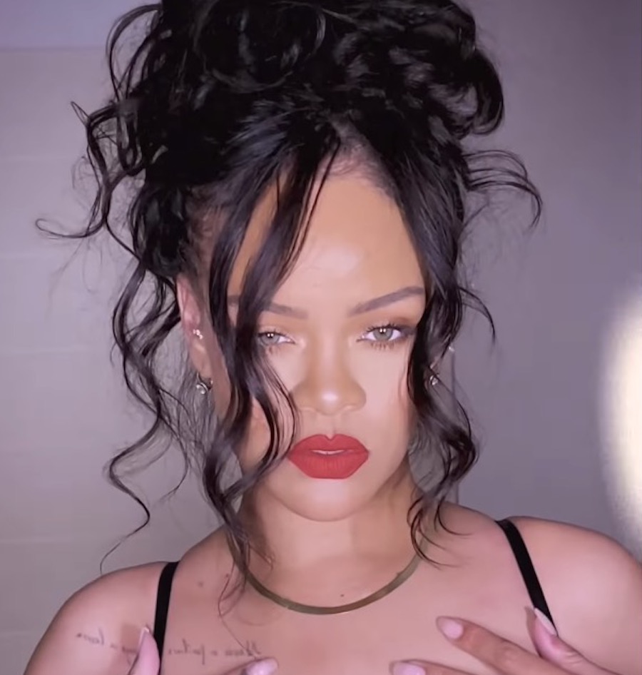 Rihanna mostra rostinho do filho com A$AP pela 1ª vez em vídeo