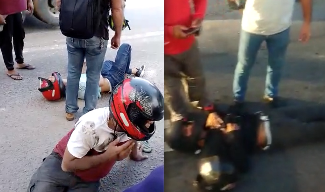 Em 15 minutos, dois acidentes acontecem na mesma avenida em Manaus