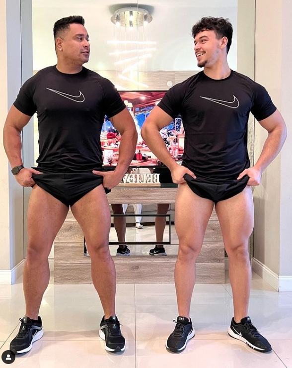 Xanddy posta foto do filho e corpo musculoso do jovem impressiona