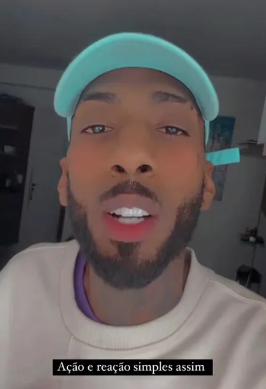 Eddy Jr. reencontra vizinhos racistas e relata reação: 'arrebentei o mano'