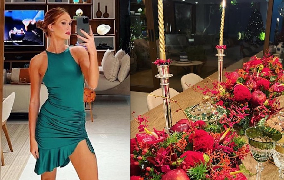 Marina Ruy Barbosa é criticada por ostentar em jantar de Natal antecipado