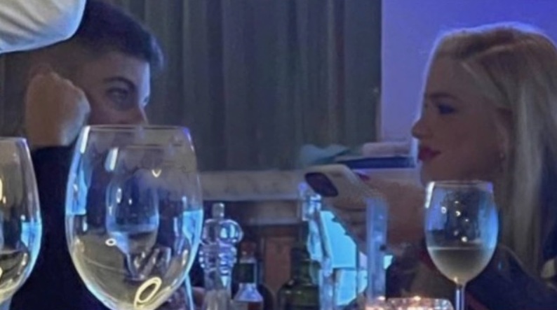 Karoline Lima é flagrada com Gui Araújo em clima de romance em restaurante 
