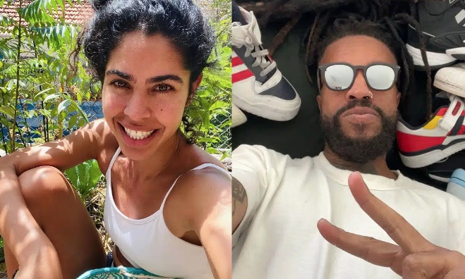 Em casamento aberto, Bela Gil troca beijos com rapper na posse de Lula 