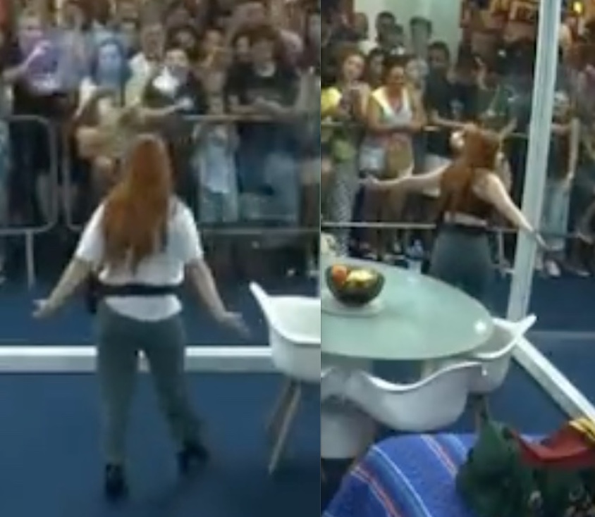BBB23: Giovanna surta na Casa de Vidro e xinga público do shopping; vídeo