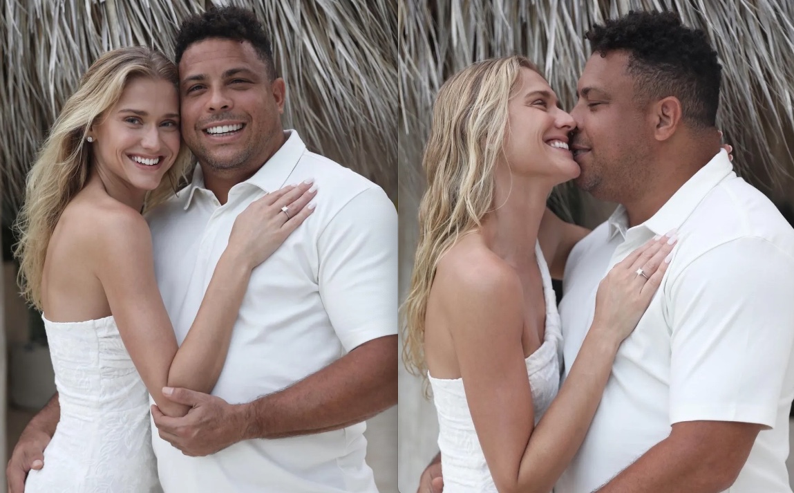 Ronaldo Fenômeno pede Celina Locks em casamento após 8 anos de namoro