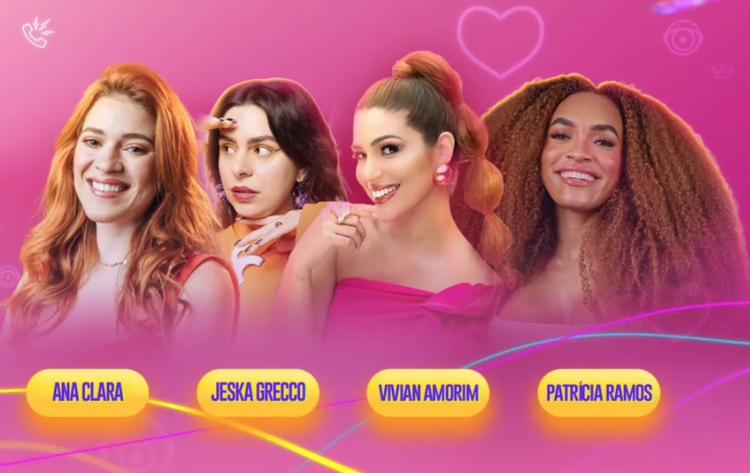  Rede BBB tem Vivian Amorim, Ana Clara e novas apresentadoras
