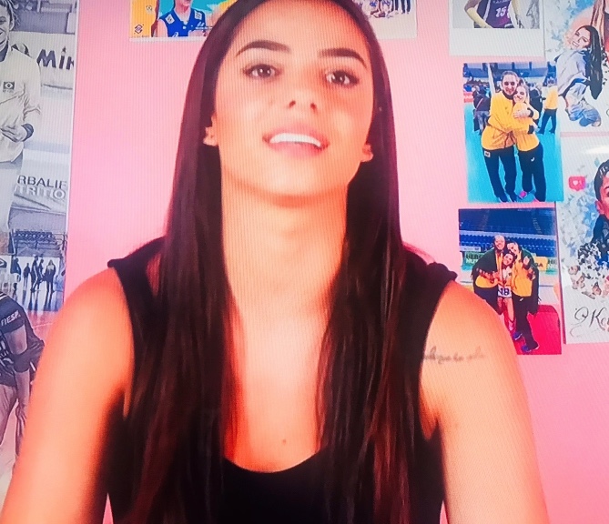 Jogadora de vôlei e musa do Onlyfans está no Camarote do BBB23 