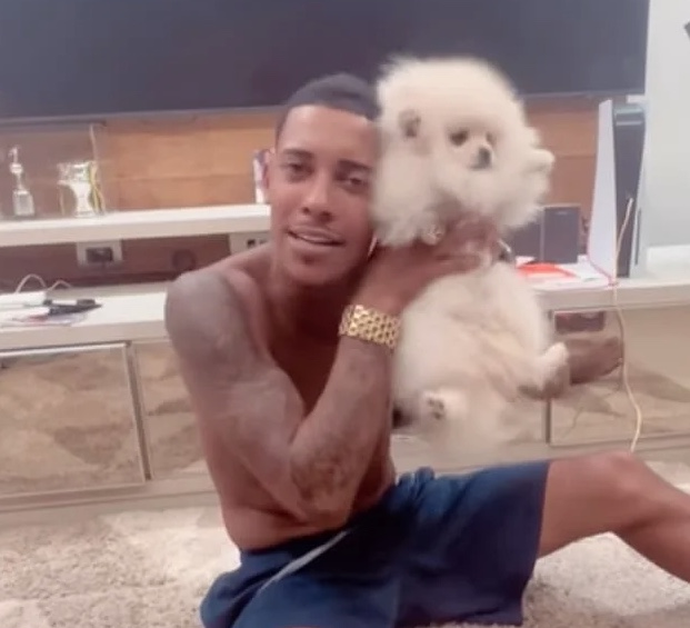 Cachorro de Poze do Rodo come maconha, passa mal e é levado ao veterinário