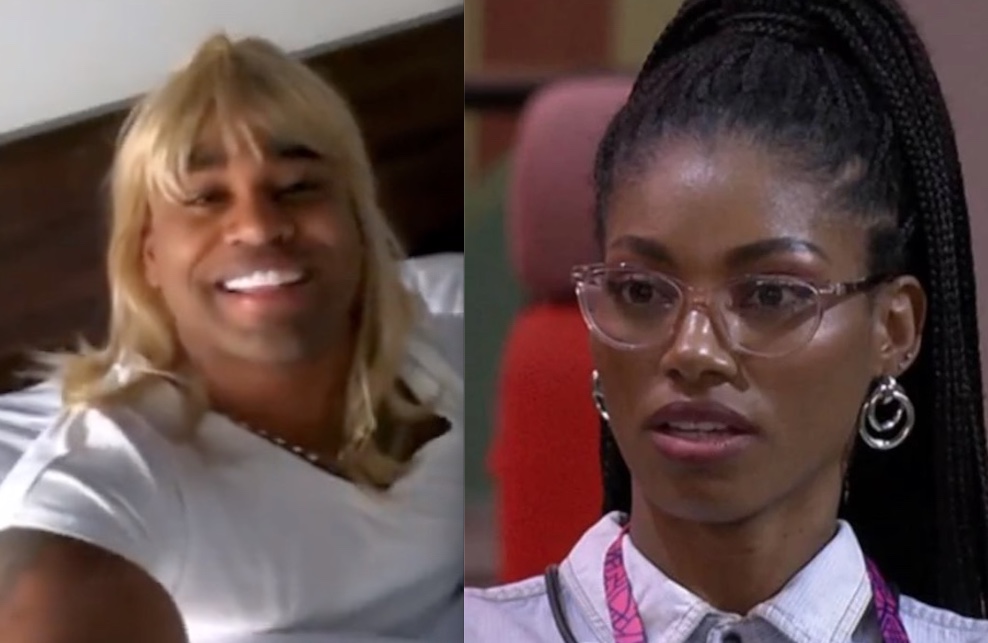 Cezar Black vira meme após briga por peruca com Tina no BBB23; confira