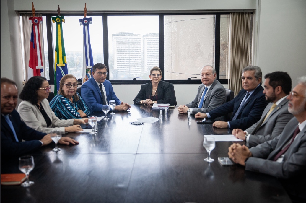 TJAM recebe visita institucional do governador Wilson Lima