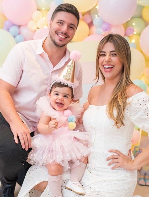 Vivian Amorim comemora primeiro aniversário da filha Malu; veja fotos