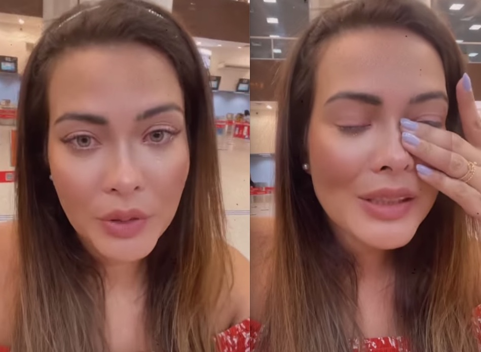 Geisy Arruda surge aos prantos ao ser furtada em voo
