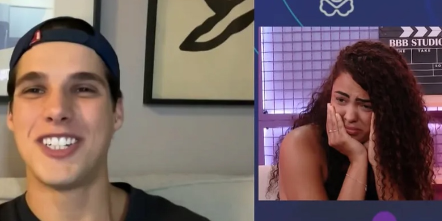 Eliminada do BBB23, Paula chora ao rever Gabriel 