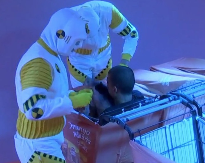 Guimê é eliminado da Prova do Líder