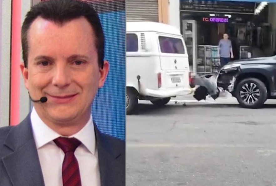 Vídeo de acidente com carro de Celso Russomanno viraliza nas redes sociais 