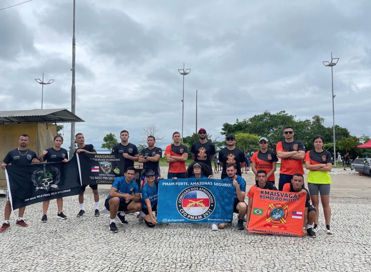 Em 'corridão', aprovados em concurso da PM e do CBMAM pedem convocação e aumento de vagas