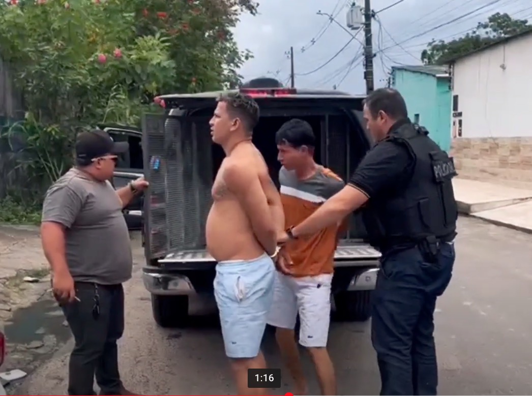 Bando especializado em roubo de casas com reféns é preso em Manaus 