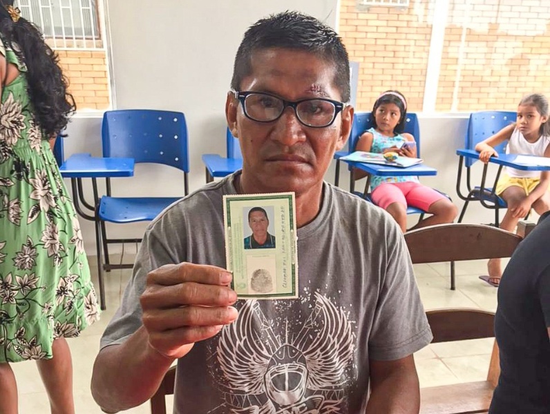 Mais de 700 indígenas garantem RG e certidão durante ação no Amazonas