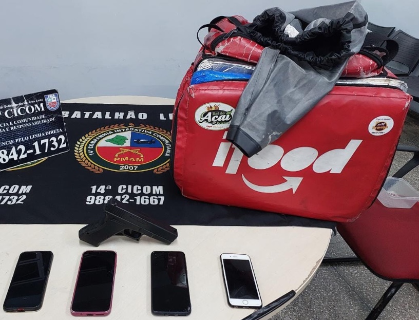 Disfarçado de entregador, adolescente é apreendido após assaltos em Manaus