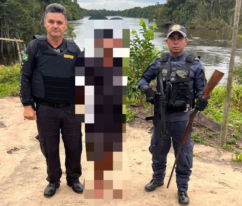 Foragido do Pará, homem é preso com espingarda no Amazonas
