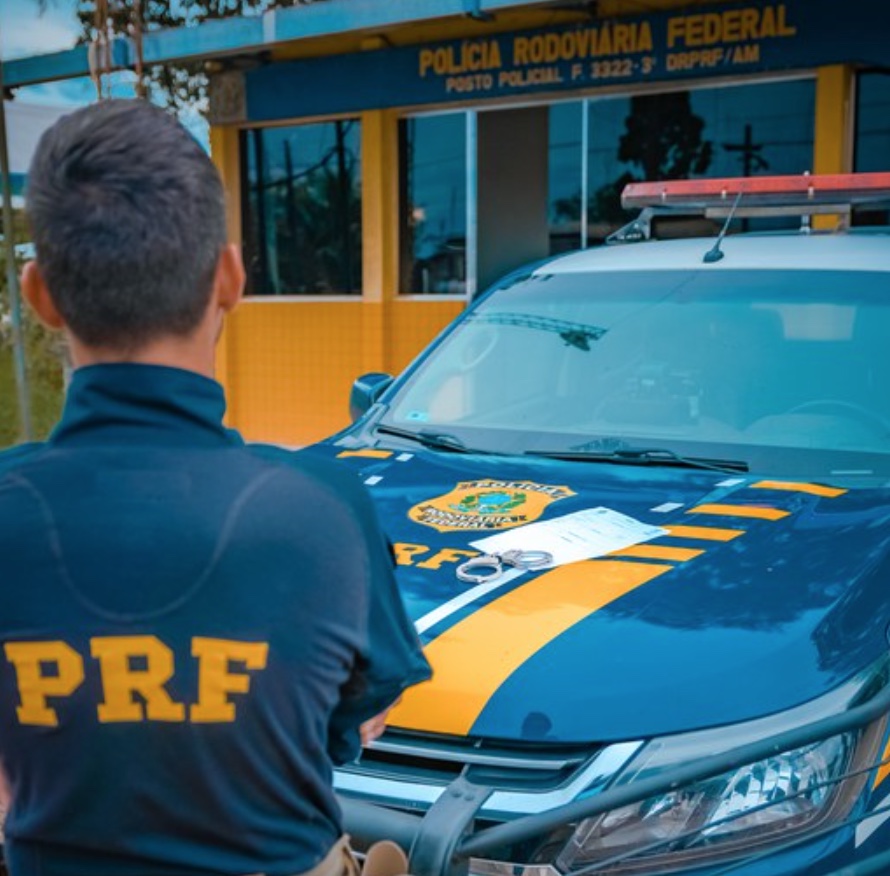 Foragido por homicídio é preso pela PRF no Amazonas