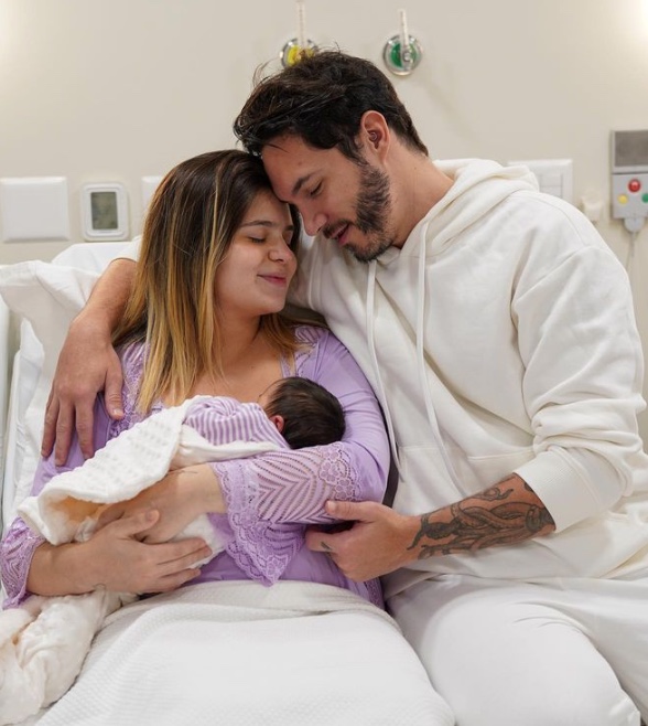 Nasce Lua, filha de Viih Tube e Eliezer; veja fotos