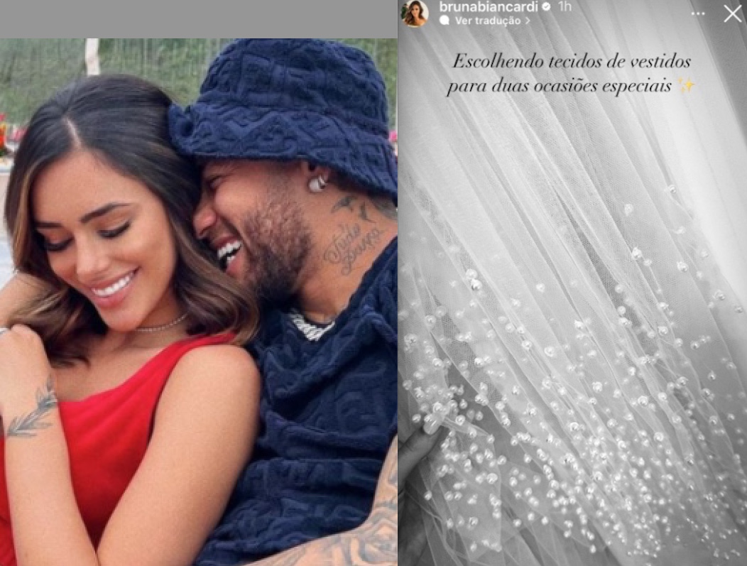 Fãs suspeitam de casamento após Bruna Biancardi fazer mistério com vestido