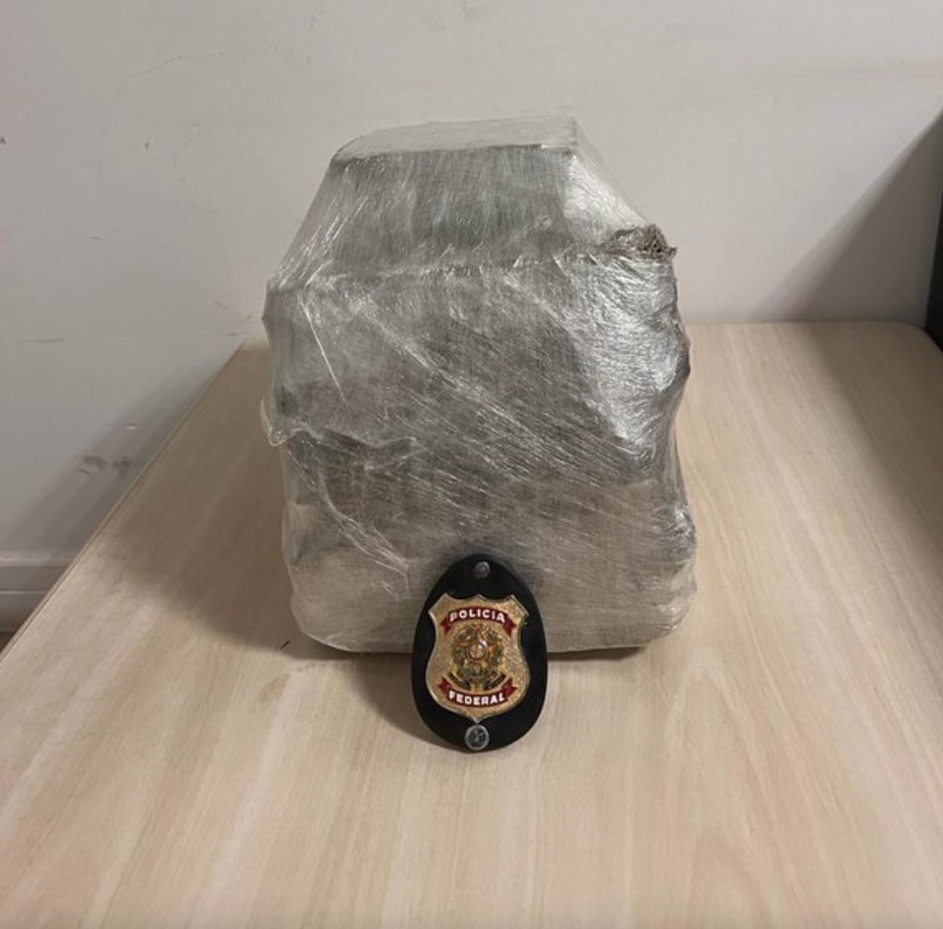 Homem embarca em Manaus com 10Kg de maconha e é preso pela PF em Brasília