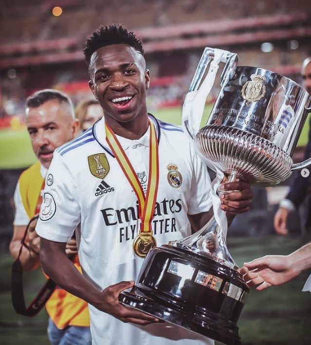 Vini Jr é eleito melhor do Real Madrid pelo terceiro mês seguido