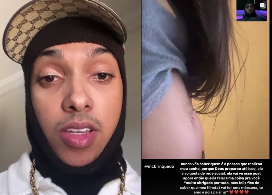 Aos 21, MC Brinquedo anuncia que será pai 