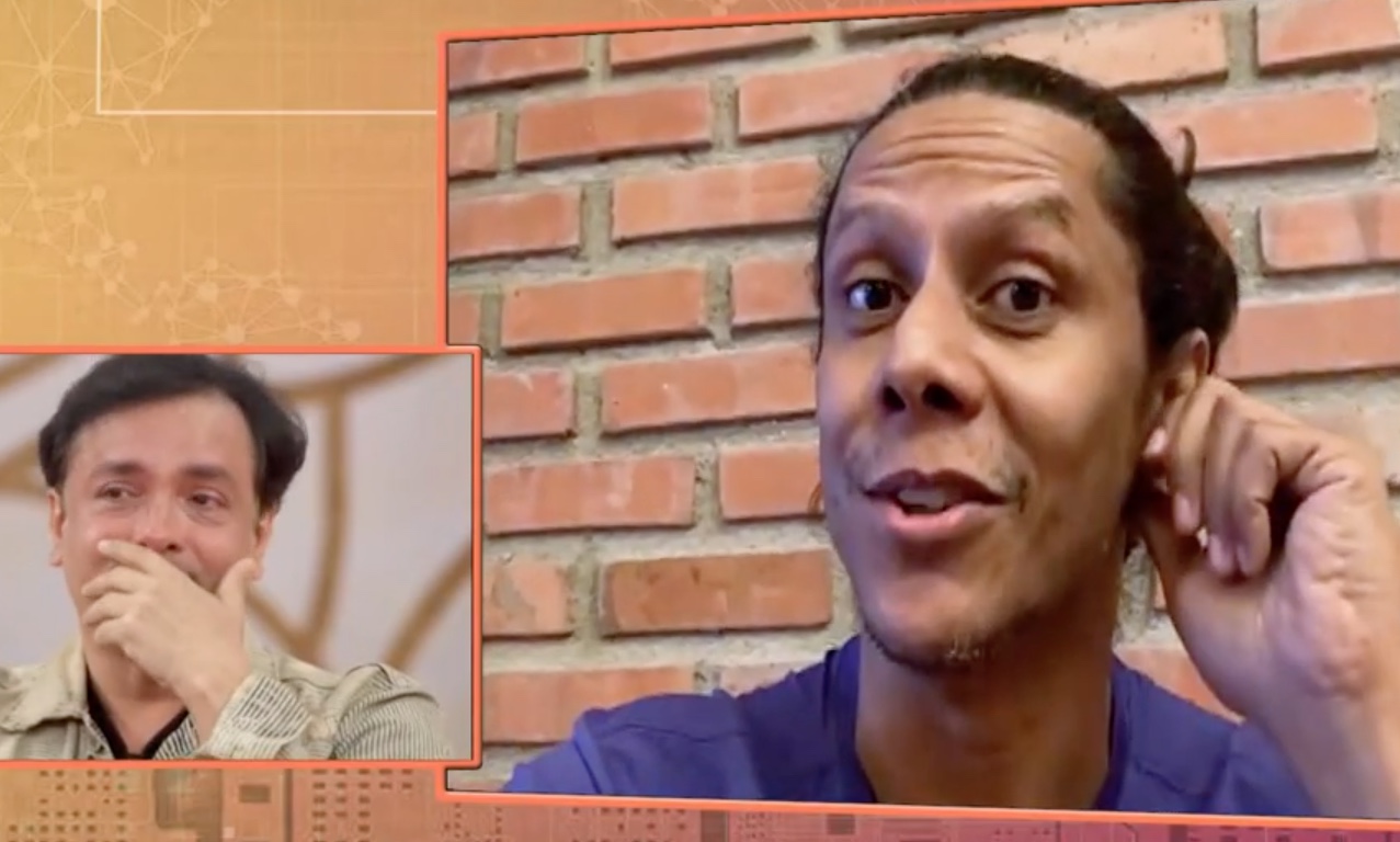 Rodrigo Fagundes cai no choro com declaração do marido no ‘Encontro’