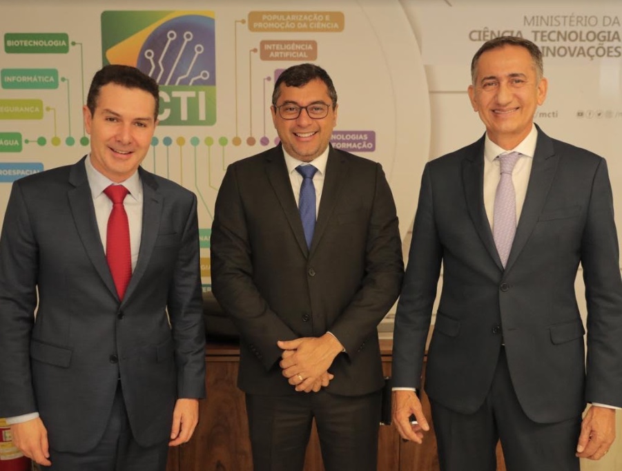 Wilson Lima se reúne com ministros Waldez Góes e Renan Filho em Brasília 