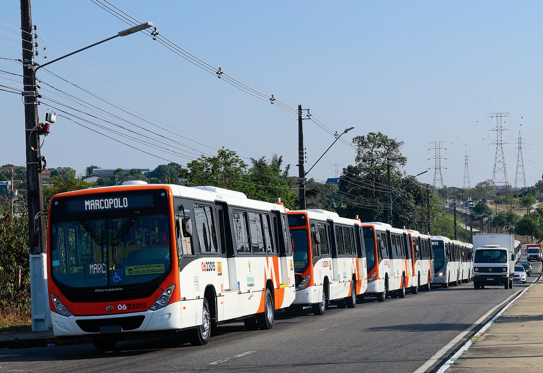 Prefeitura anuncia compra de mais 250 ônibus com ar-condicionado em Manaus