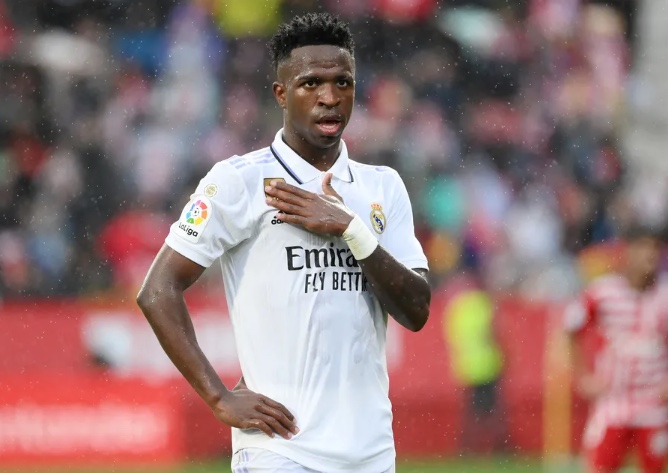 Vinicius Junior foi vítima de dez casos de racismo e ódio desde 2021