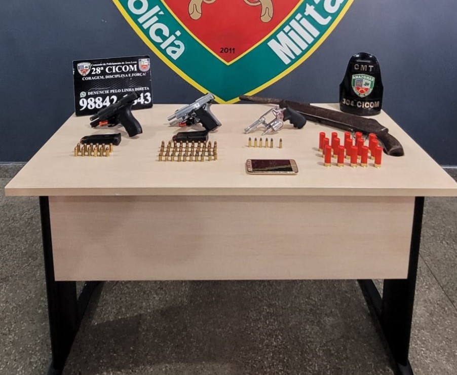 Grupo armado é preso enquanto se preparava para ataques em Manaus