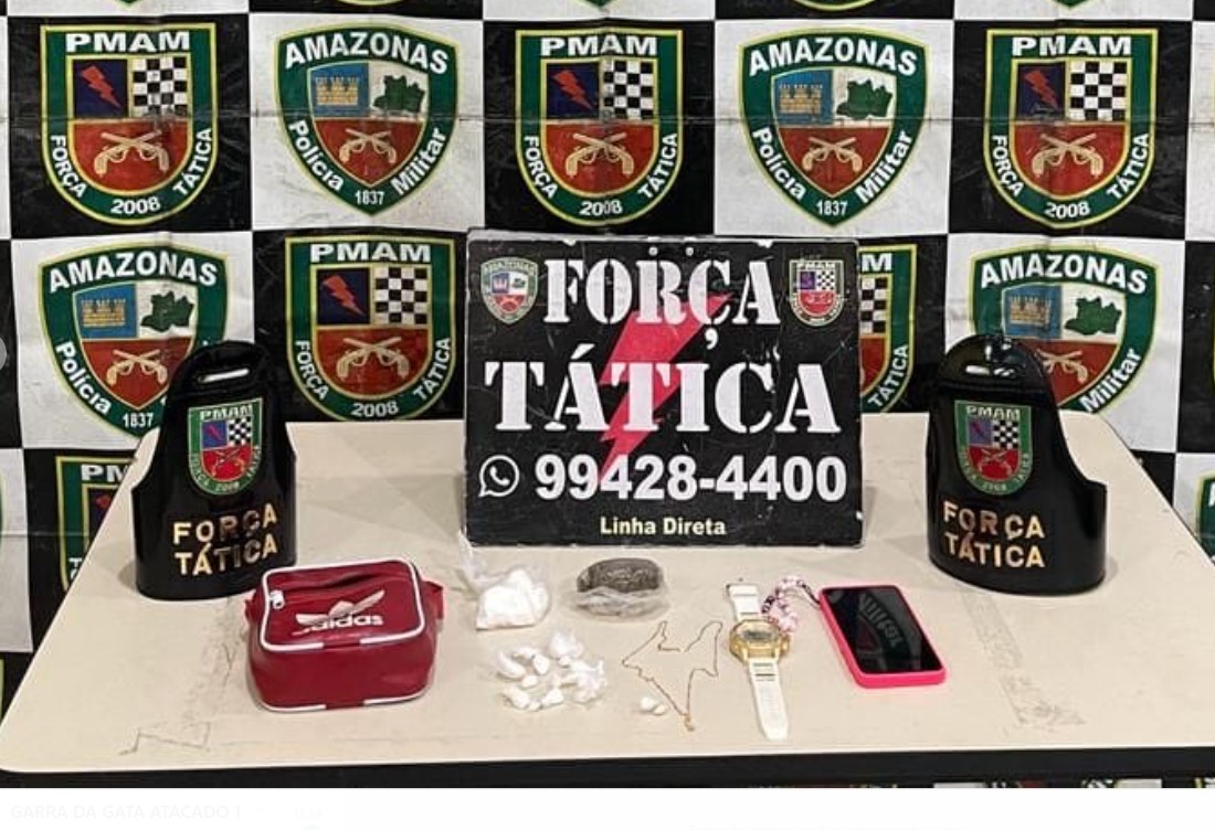 Homem é preso com drogas avaliadas em R$ 5 mil no Amazonas