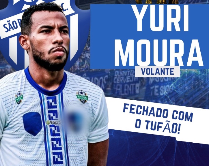 São Raimundo anuncia volante Yuri Moura para disputa da Segundinha