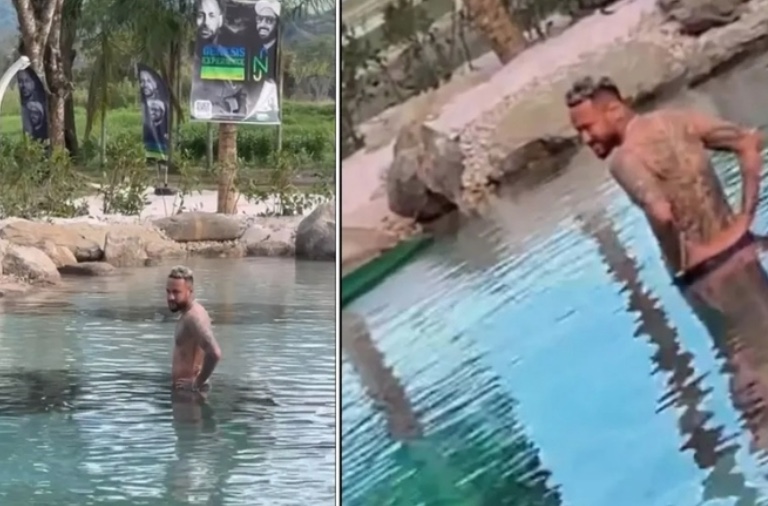 Pai de Neymar consegue liminar para liberar lago artificial de mansão 
